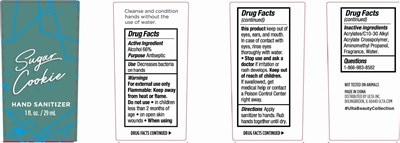 Image Description (Sugar Cookie Hand Sanitizer 29 mL 66 Vv)